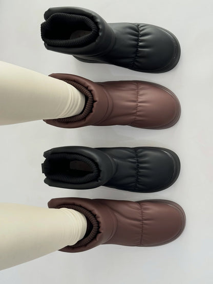 Padded Sock Boot With Thick Platform Sole