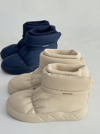 Padded Sock Boot With Thick Platform Sole