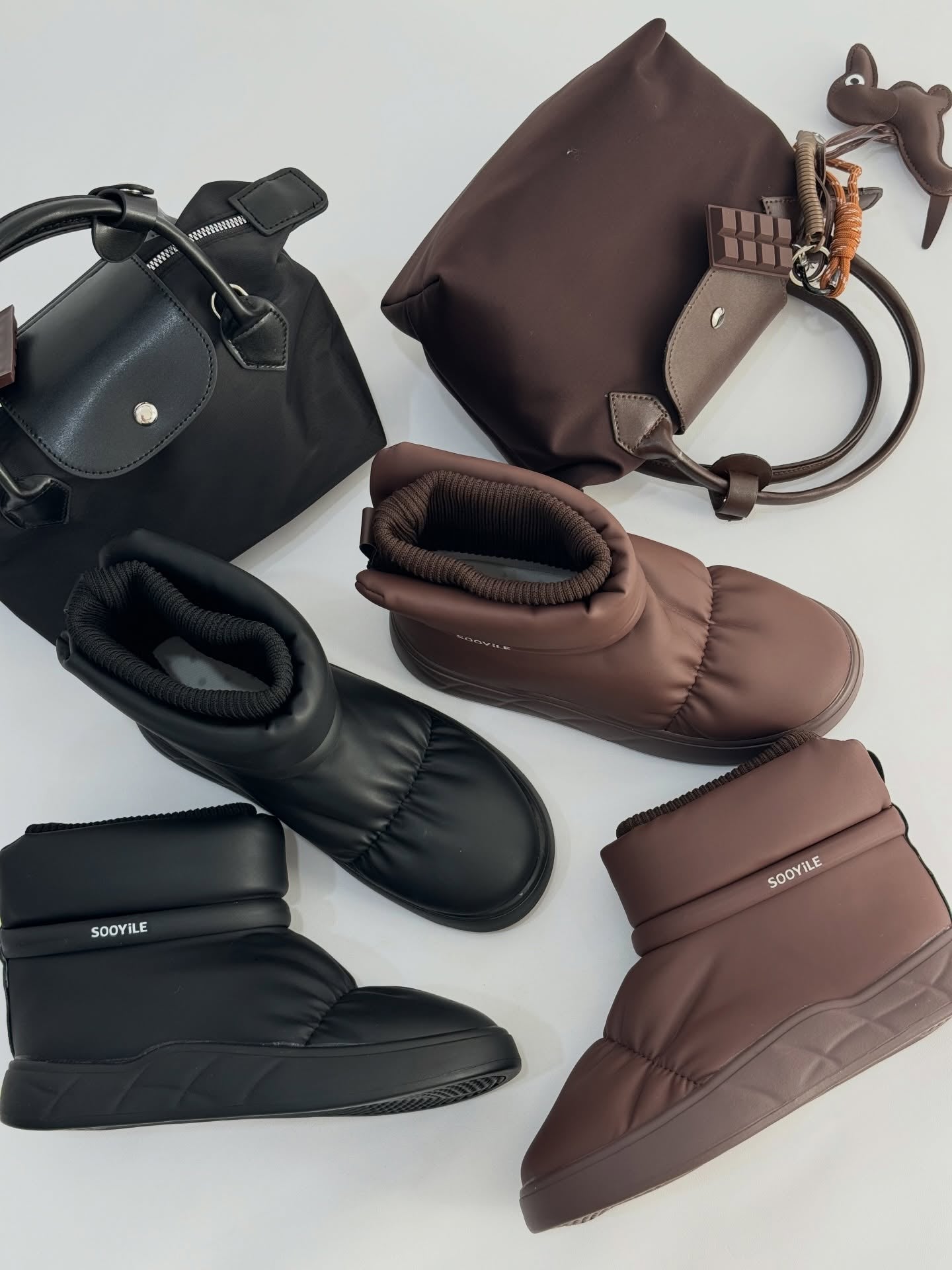 Padded Sock Boot With Thick Platform Sole