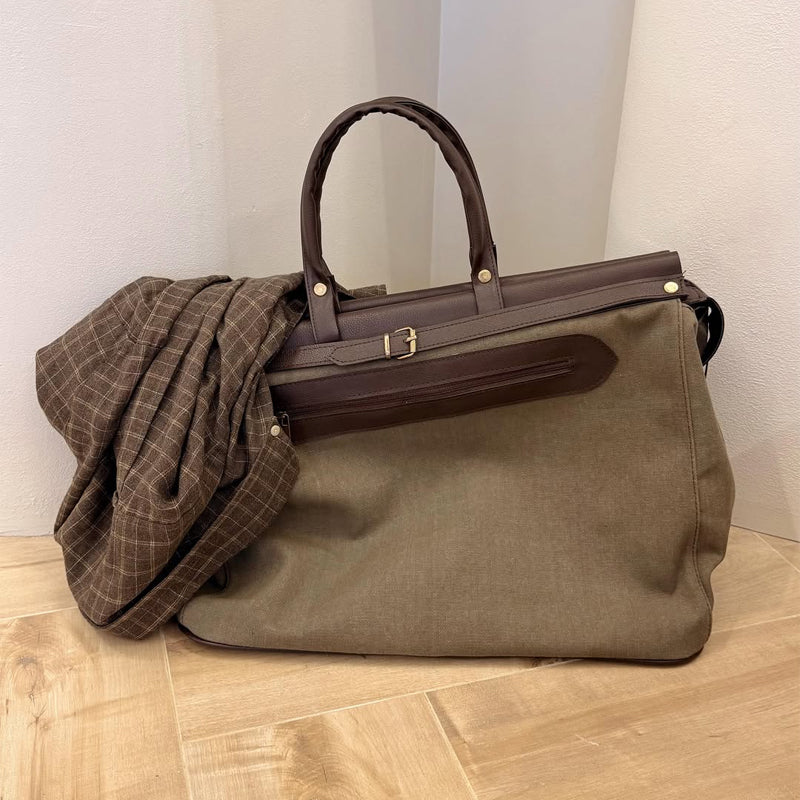 Canvas Large Capacity Travel Bag Shoulder Bag Handbag