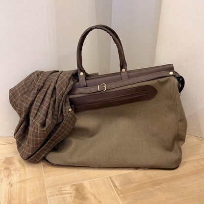 Canvas Large Capacity Travel Bag Shoulder Bag Handbag