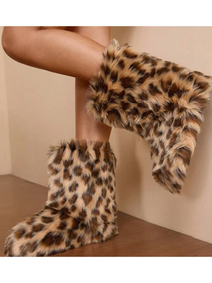 Plush High Boots