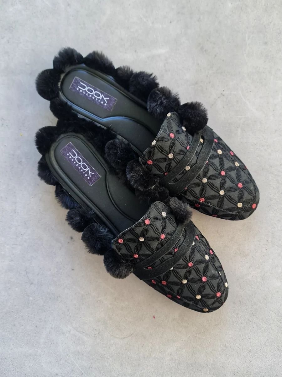 Printed Plush Flats
