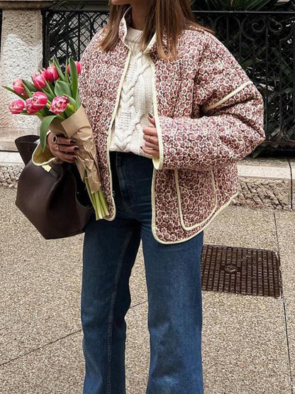Printed Cotton Loose Coat