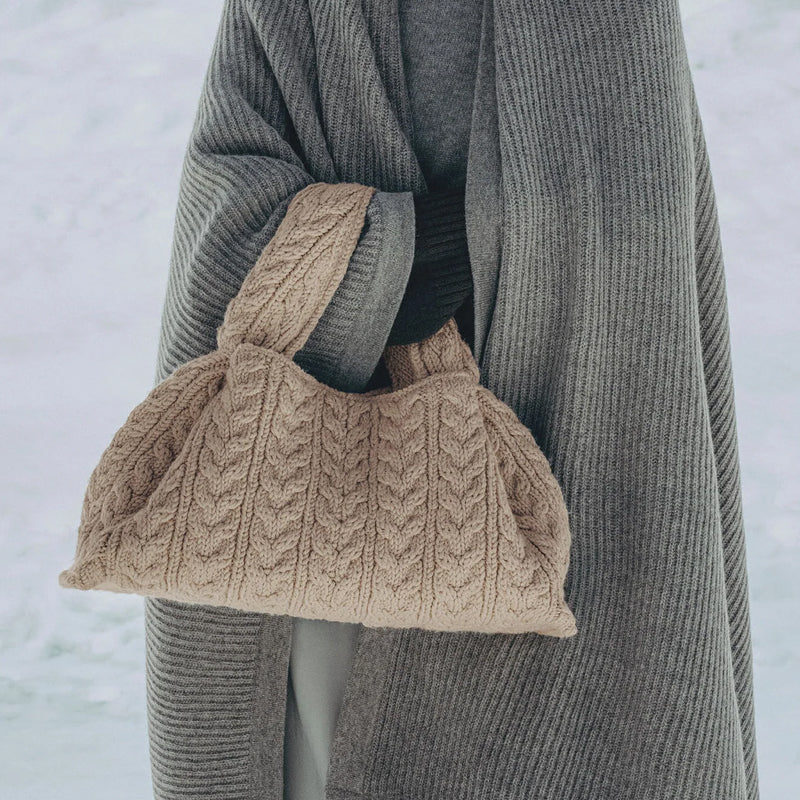 Knitted Wool Woven Bag Shoulder Bag Handbag