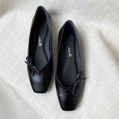 Bow Low Heeled Shoes