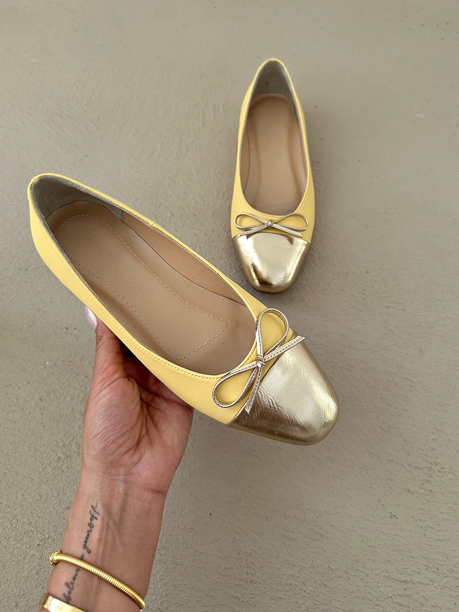 Ballet Bow Round-toe Ballet Shoes