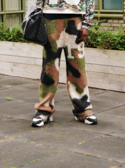 Faux Fur Loose Pants