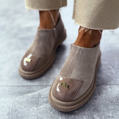 Comfortable Side Zip Flats