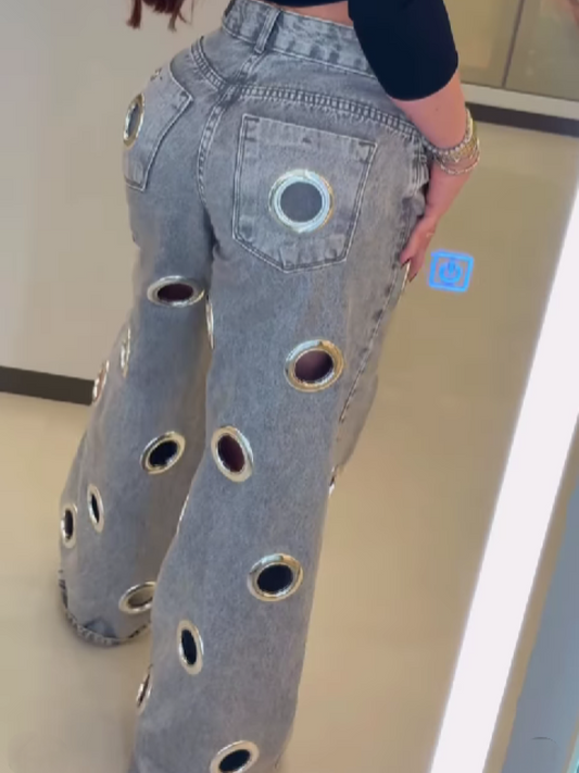 Metal Eyes Jeans