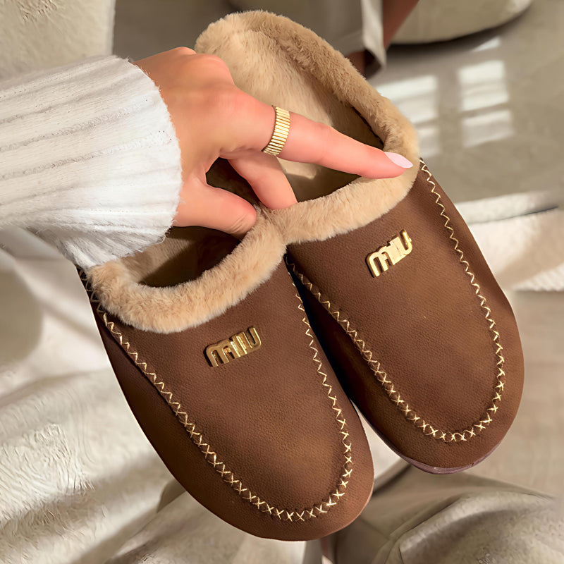 Flat-bottomed Velvet Half-tow