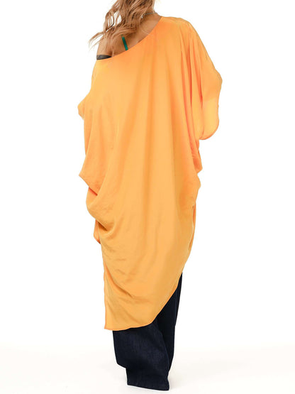 Asymmetric Hem Maxi Tunic