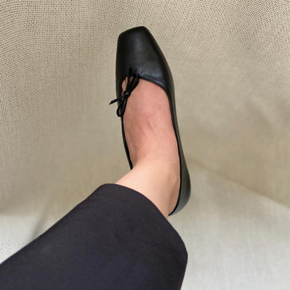Bow Low Heeled Shoes