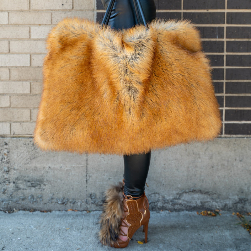 Fashion Oversize Faux Fur Bag