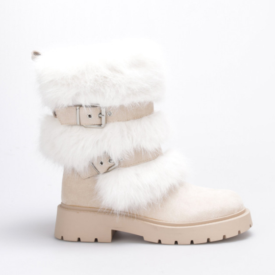 Chic Faux Fur Warm Boots