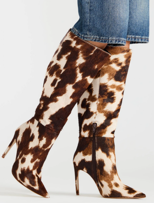 Chic Brown Heel Boots