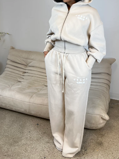 Jesus Girl Hooded Zip Sweat Set