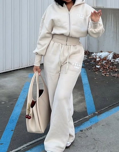 Jesus Girl Hooded Zip Sweat Set