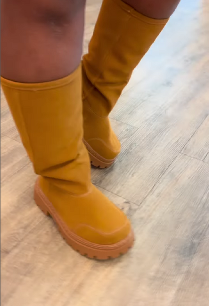 Thick-soled High Boots