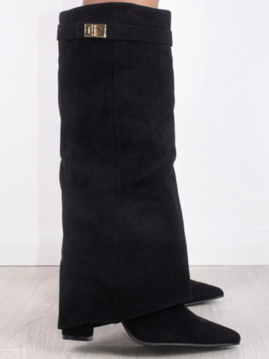 Solid Color High Boots