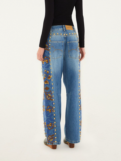 Printed Jeans